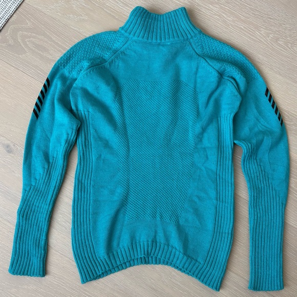 Helly Hansen Merino Wool Vintage Knitted 1/4 Zip Sweater Women’s Small - Picture 13 of 14